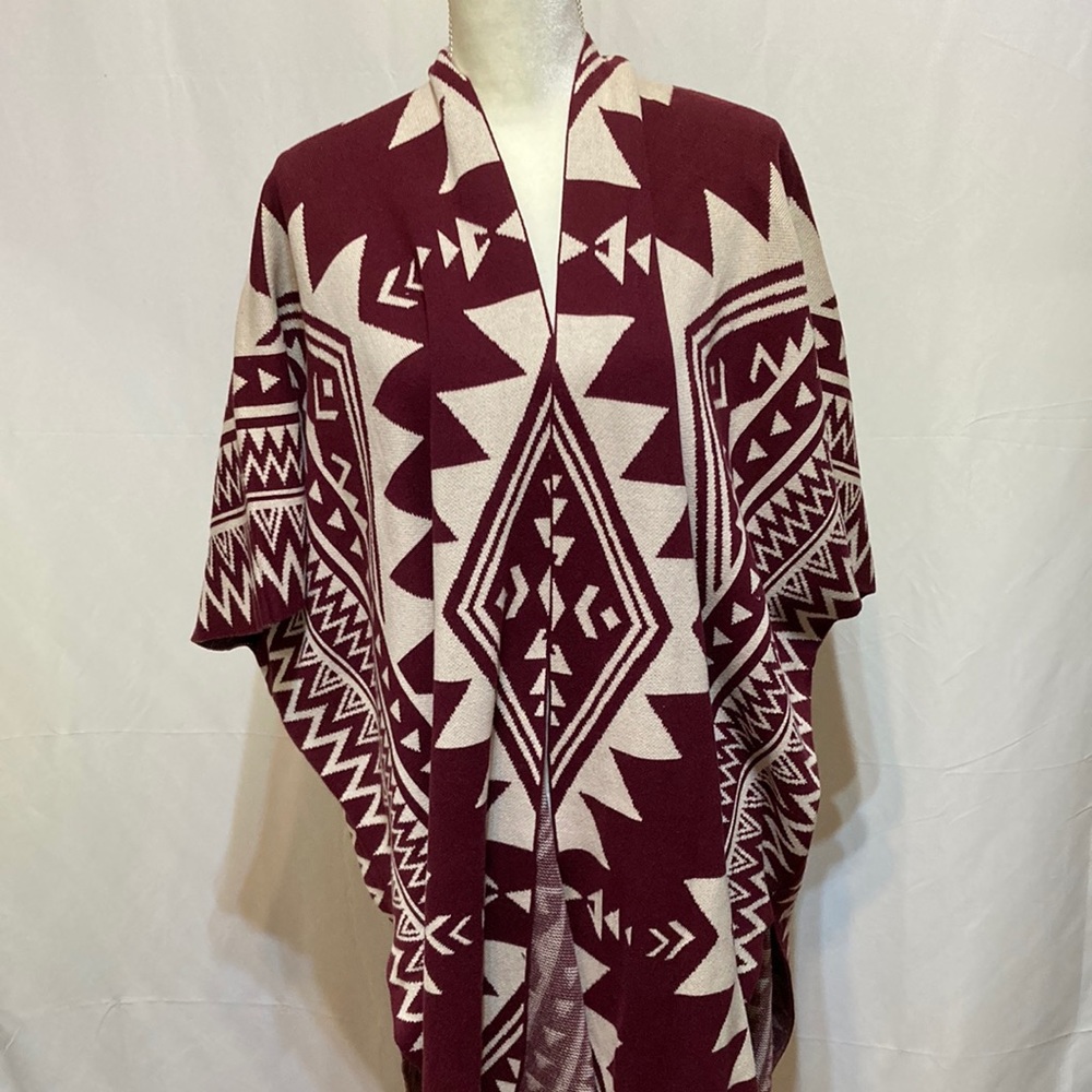 INDIGO THREAD CO NWOT HEAVYWEIGHT OPEN PONCHO